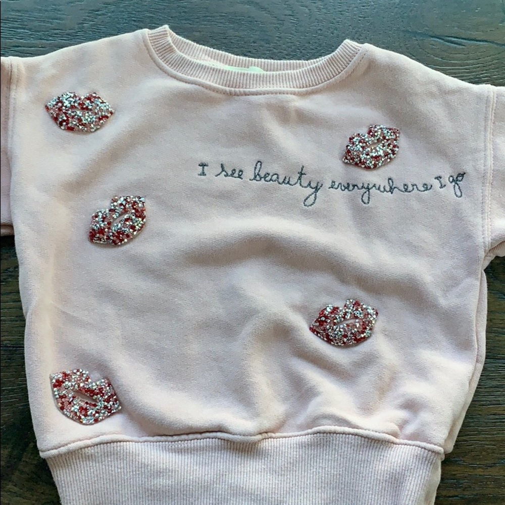 Zara “Kisses” Sweatshirts